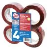 Tuck Tape Cherry Red Sheating Tape Permanent Adhesive - 4 Rolls of 180-ft -Rust oleum Buy Online 00545087 L