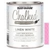 Rust-Oleum Chalked Ultra-Matte Paint - Latex - 887 ml - Linen White -Rust oleum Buy Online 03305913a L