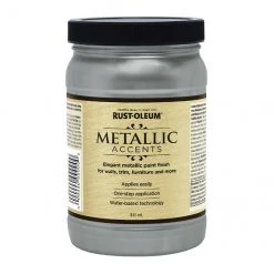 Water-Based Metallic Paint - 946 mL - Real Pewter