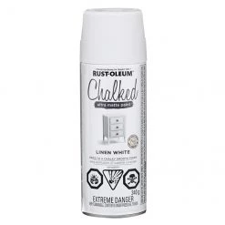 Rust-Oleum Aerosol Chalked Paint - 340 g - Ultra Matte - Linen White