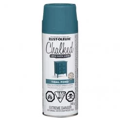 Rust-Oleum Aerosol Chalked Paint - 340 g - Ultra Matte - Tidal Pond