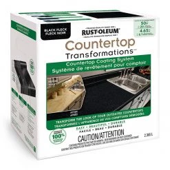 Rust-Oleum - Countertop Coating System - 2.36L - Black Fleck