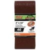 Gator Gatorpower Sanding Belts - 40 Grit - 3-in W x 18-in L - Aluminum Oxide Abrasive - Red Resin - 5 Per Pack 2 Gator Gatorpower Sanding Belts - 40 Grit - 3-in W x 18-in L - Aluminum Oxide Abrasive - Red Resin - 5 Per Pack -Rust oleum Buy Online 77375178 L
