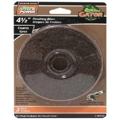 Gator Ultrapower Hook and Loop Coarse Finishing Discs - 4 1/2-in Dia - 7/8-in Arbour - 2 Per Pack