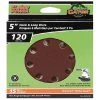 Gator Gatorpower Hook and Loop Sanding Discs - 5-in Dia - 8 Holes - 120 Grit - 15 Per Pack -Rust oleum Buy Online 77375305 L