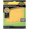Gator AlumiNext Premium Finishing Sandpaper - 9-in W x 11-in L - 400 Grit - Aluminum Oxide Abrasive - 3 Per Pack -Rust oleum Buy Online 77375409 L