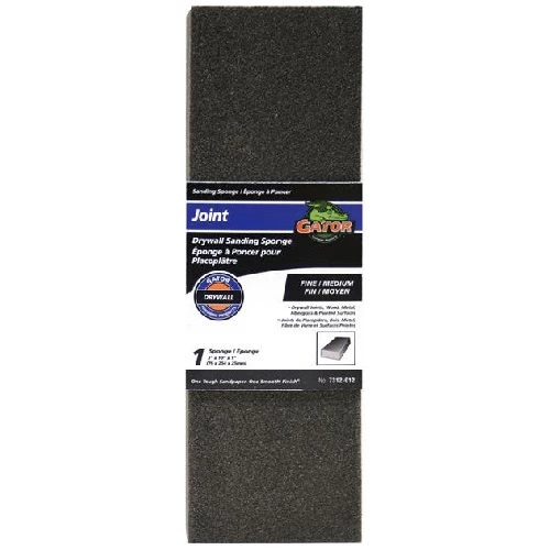 Gator Commercial 4-Sided Sanding Sponge - Multi-Grade Grit - Silicon Carbide - 1-in L x 3-in W x 10-in H 3 Gator Commercial 4-Sided Sanding Sponge - Multi-Grade Grit - Silicon Carbide - 1-in L x 3-in W x 10-in H
