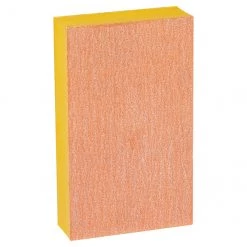 Gator Premium Sanding Sponge - Aluminum Oxide - 120-Grit - Yellow - 5-in H x 3-in W x 1-in L